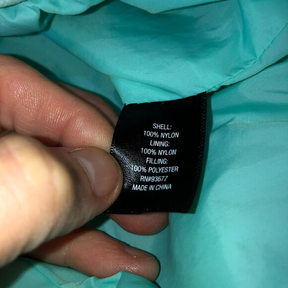 XERSION Womens Size 3X Packable Blue Green Puffer Vest Pockets Full Zip - Picture 9 of 11